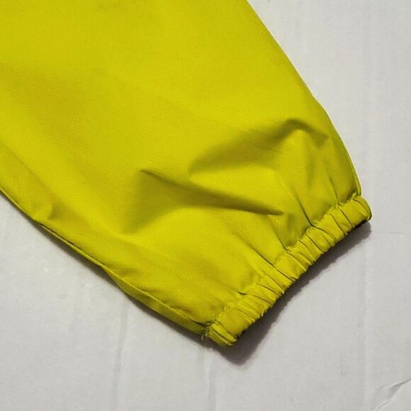 ZeroXposure Key Lime Yellow Lightweight Water Resistant Hooded Rain Jacket - Picture 11 of 15